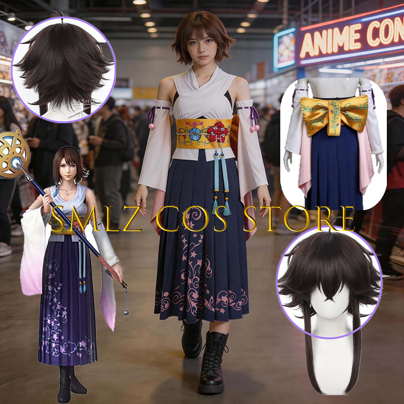 Anime Cosplay Costumes Female - Костюм для косплея Yuna из FF10