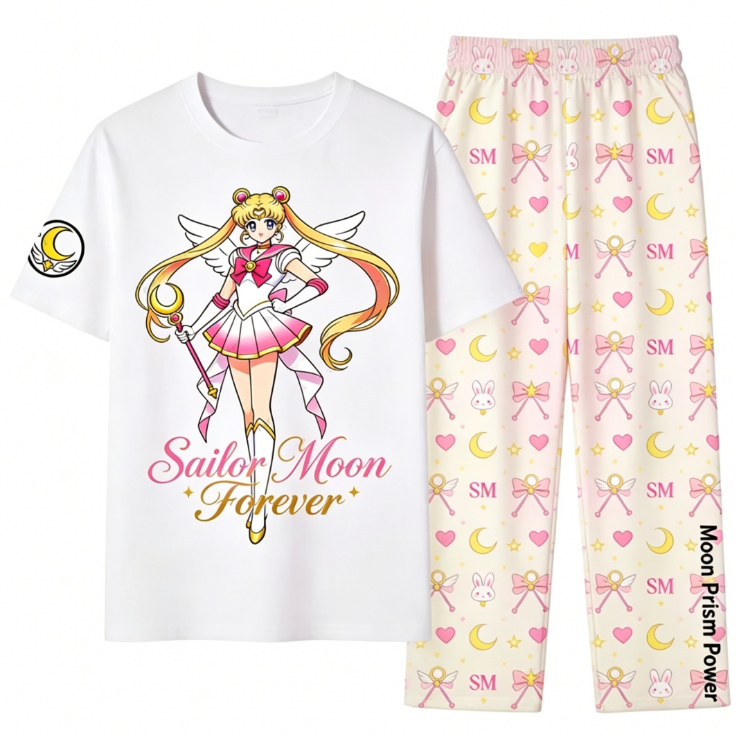 Sailor Moon Wand - Пижамный комплект с принтом Сейлор Мун