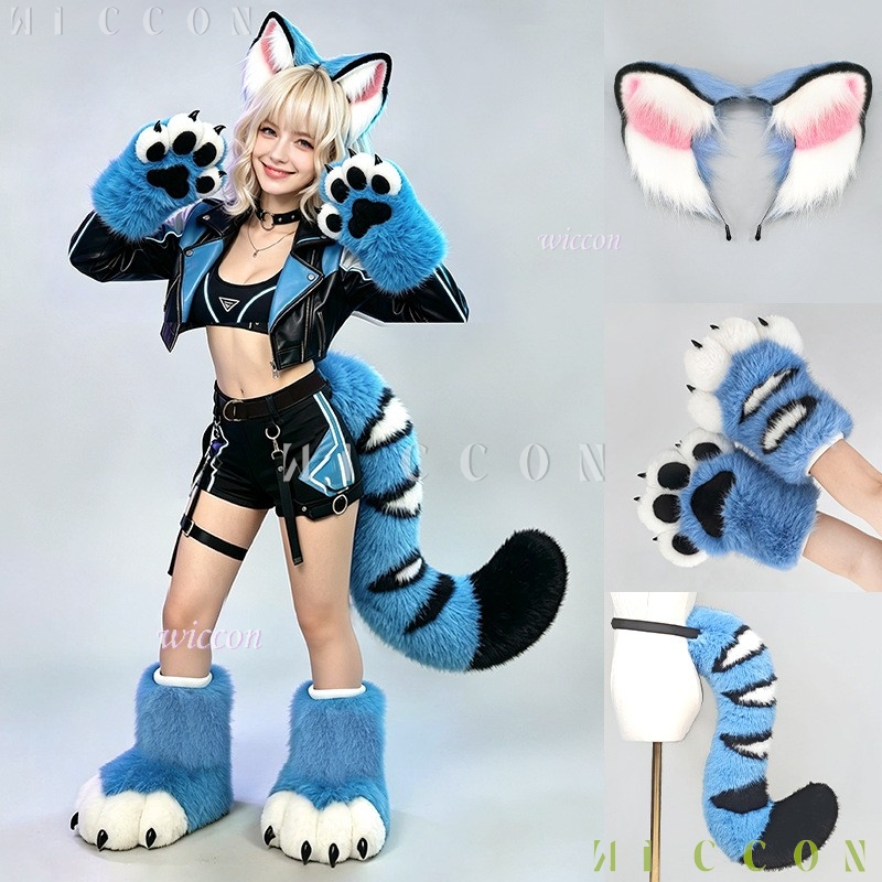 Anime Cosplay Costumes Female - Набор ушей и хвоста для костюма