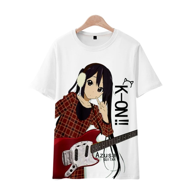 Cosplay Anime Basic - Футболка с принтом Anime K-ON, унисекс-футболка