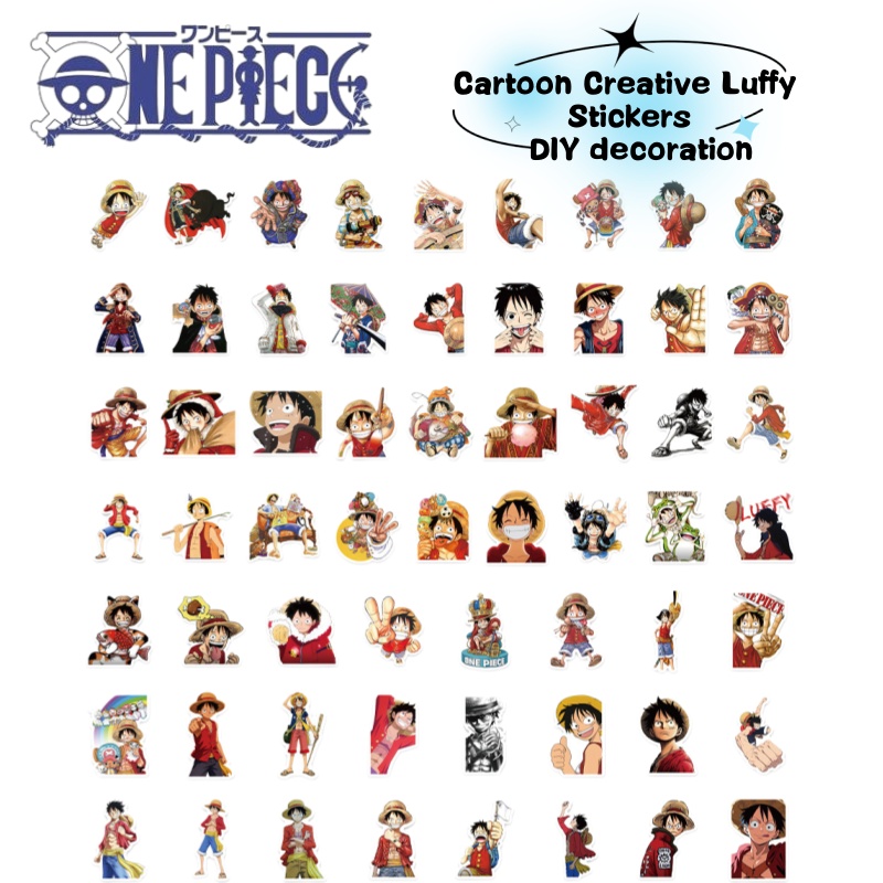 Anime Cosplay Luffy - Наклейки с персонажем аниме One Piece