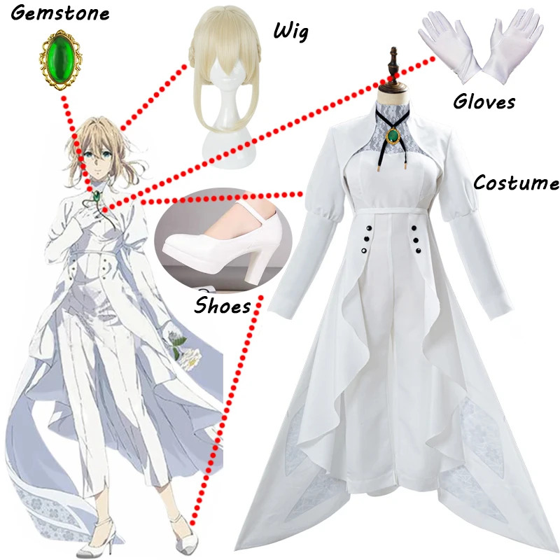 Violet Evergarden Dress - Аниме Violet Evergarden Косплей Вечность и