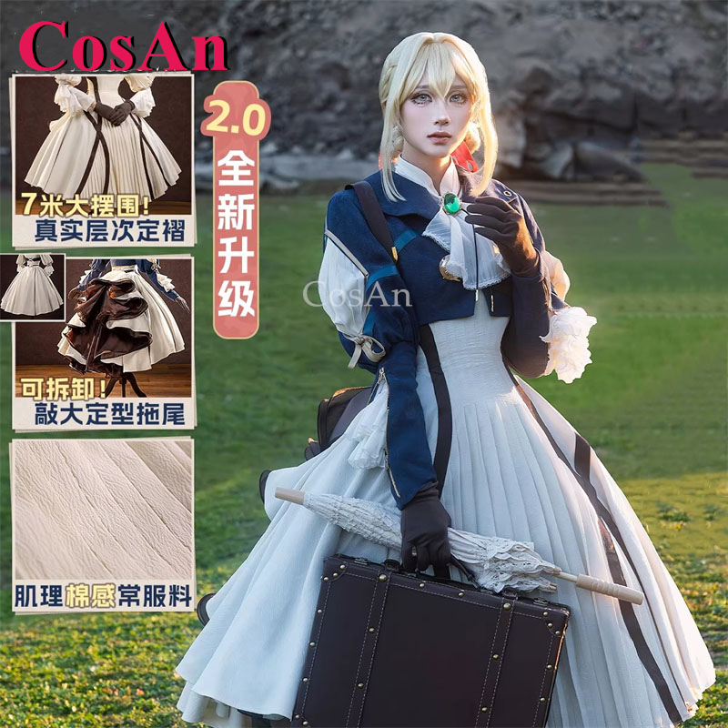 Violet Evergarden Dress - CosAn аниме фиолетовый Evergarden костюмы для