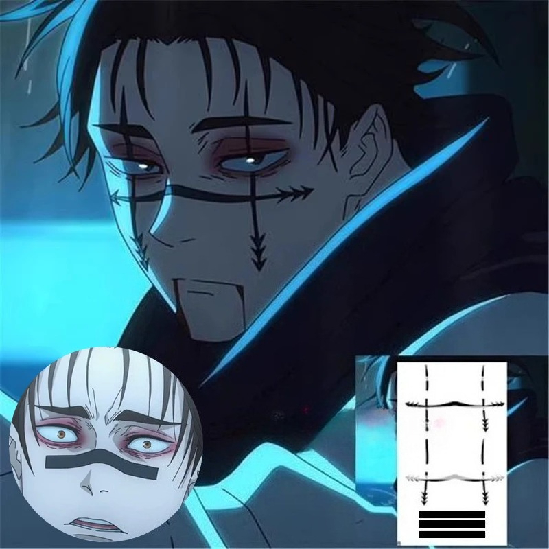 Наклейки-тату Choso: Аниме Juj – обзор и цена Anime Cosplay Jujutsu