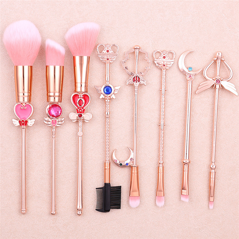 8 шт., набор кистей для макияж – обзор и цена Sailor Moon Wand