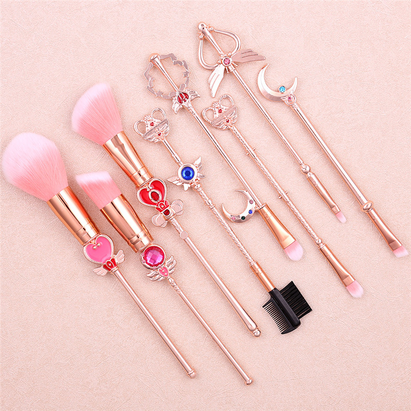 8 шт., набор кистей для макияж – обзор и цена Sailor Moon Wand