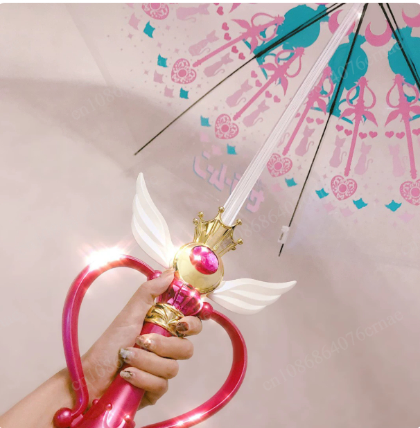 Прозрачный зонт «Принцесса Сей – обзор и цена Sailor Moon Wand